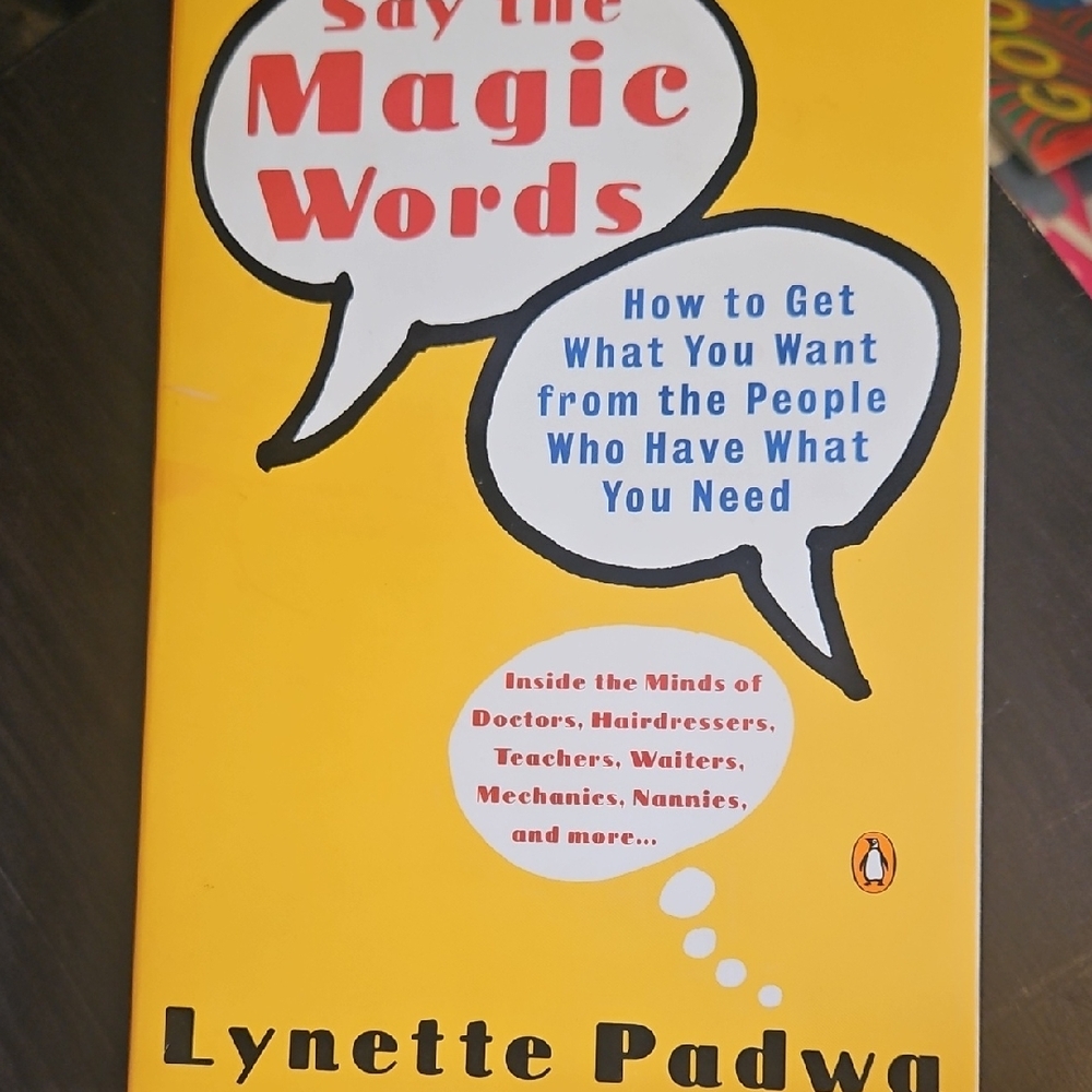 Say the Magic Words Book by Lynette Padwa. Buy 3 Books Gwt 1 Free